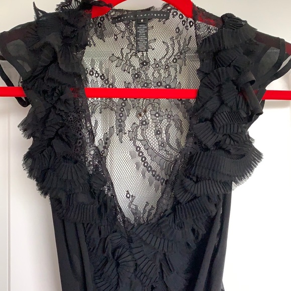 Robert Rodriguez Tops - Robert Rodriguez Lace Button Front Top size 6